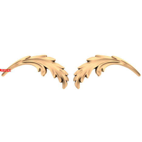 Unique CNC decor - Elegant carved elements in STL format