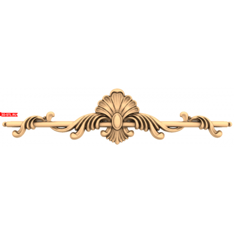 Luxury Wave Decor - 3D STL model for CNC