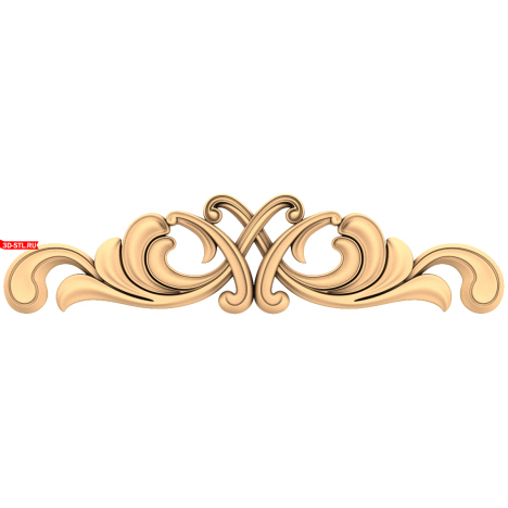 Ornamental Vortex - CNC Decor in STL format