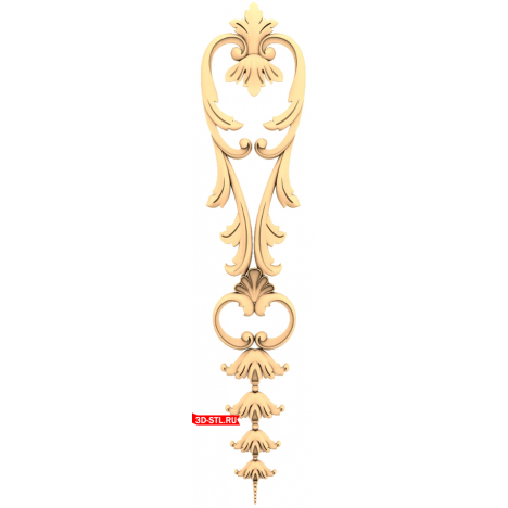 Aristocratic Elegance Decor - 3D model for CNC