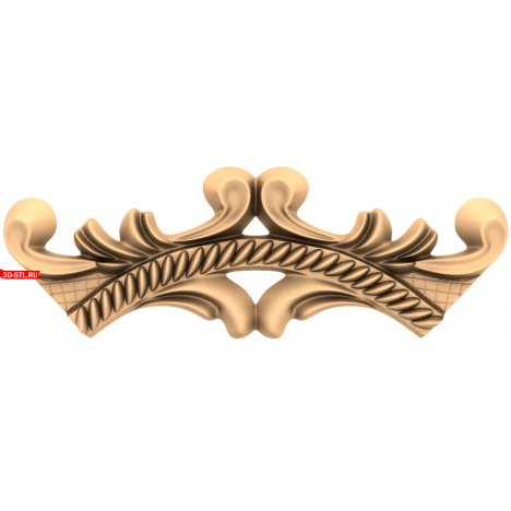 Elegant Frieze - 3D model for CNC in STL format