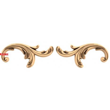 Waves of Harmony Decor - STL model for CNC