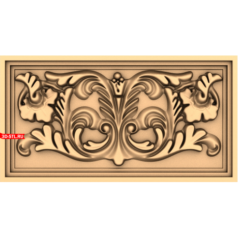 Classic Flora Decor - 3D CNC model