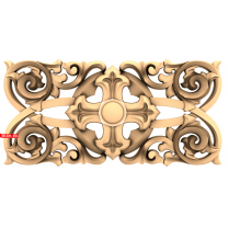 Luxurious carved element