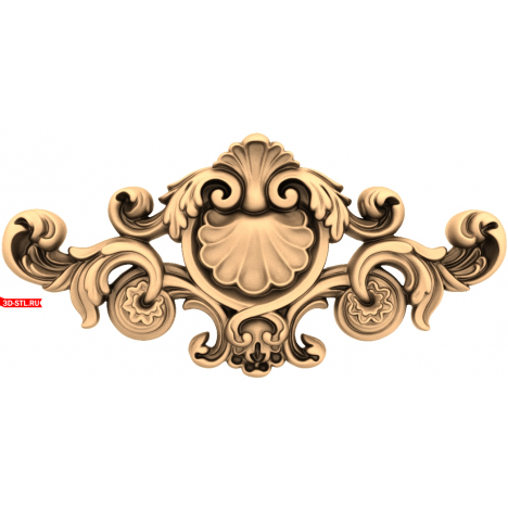 Baroque Symphony - Decor in STL format for CNC