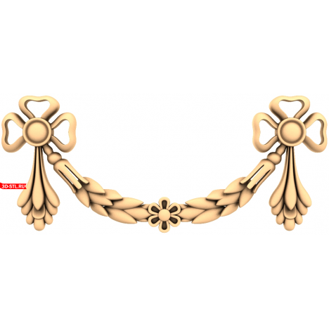 Elegant Wreath Decor - 3D STL model for CNC