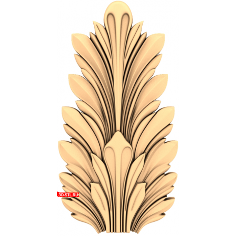 Royal Ornament Decor - 3D STL model for CNC machine