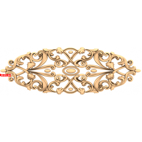 3D Model of Ornamental Elegance Decor