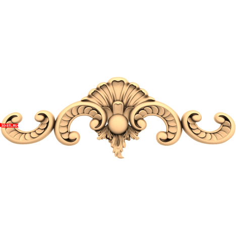 Luxurious Ornament - 3D STL model for CNC