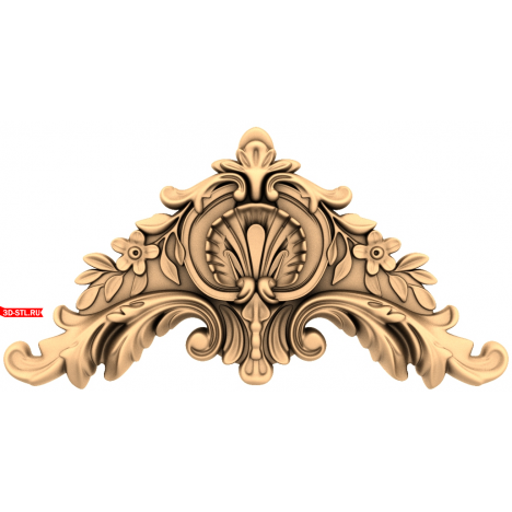 3D model of decor in STL format for CNC