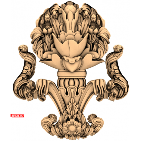 Unique CNC machine decoration - 3D STL model