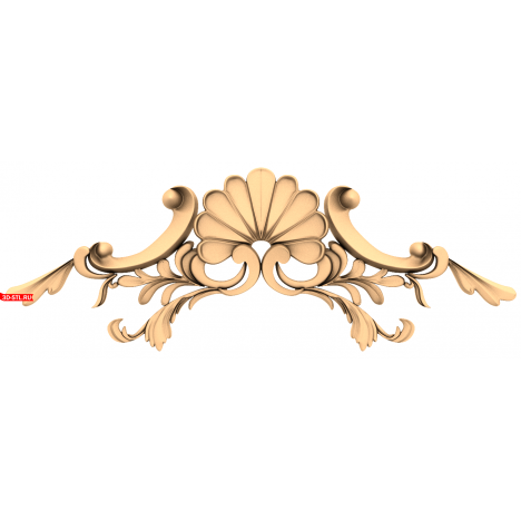 Elegant Ornament - 3D model for milling