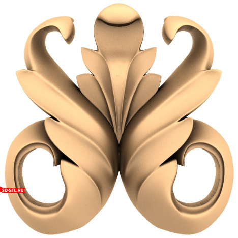 Luxurious Curl - 3D CNC Model