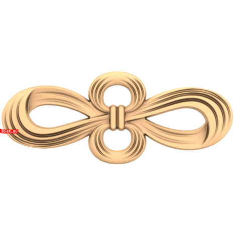 3D model of the Petal pattern decor for CNC