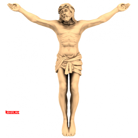 Crucifixion Icon - 3D STL model for CNC