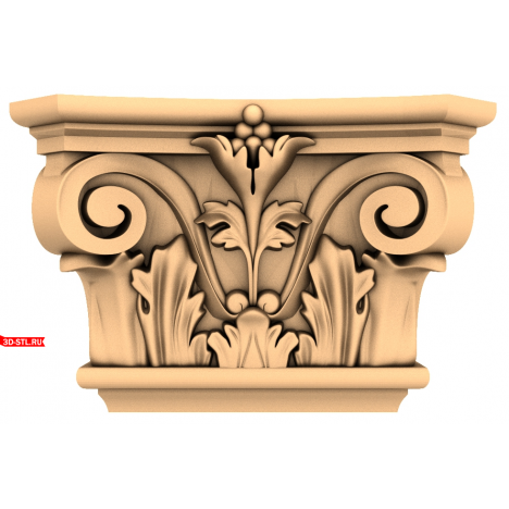 Capital Architectural Harmony - STL model for CNC machine