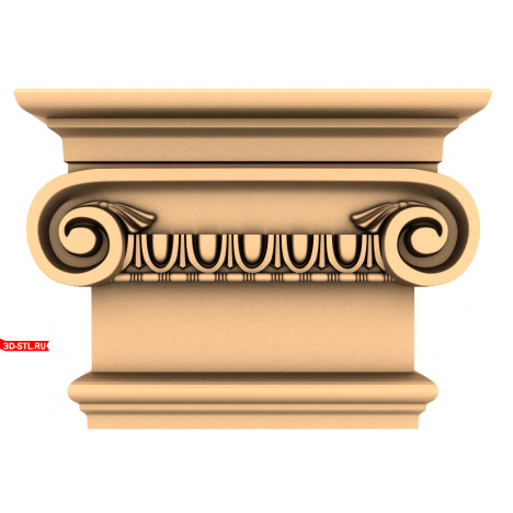 3D model of Ionic Grace for CNC