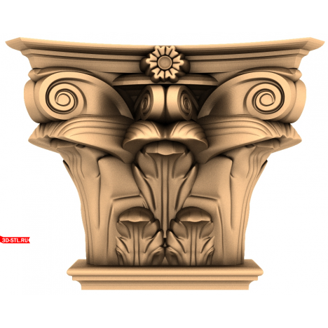 Classic CNC Machine Capital - 3D STL Model