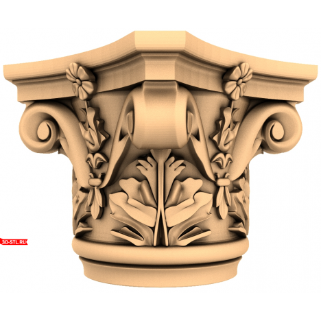 Capital Elegance of Nature - 3D STL model for CNC