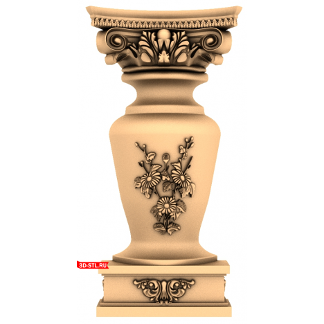 Capital Blooming Symphony - 3D model for CNC machine