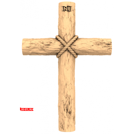 3D model of the Tree of Faith cross for CNC