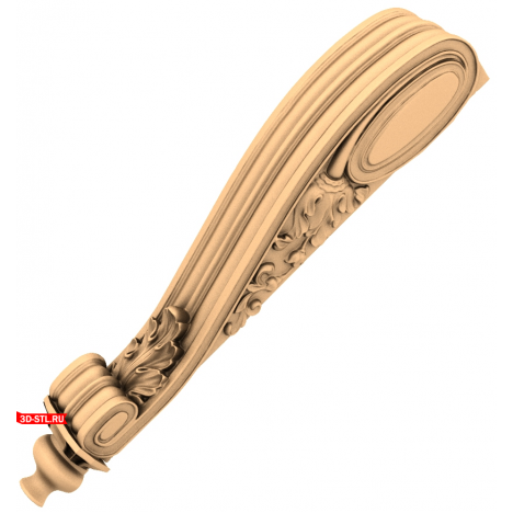 Decorative bracket for CNC machine - STL model