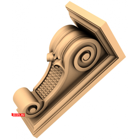 Elegant CNC Machine Bracket - 3D STL Model