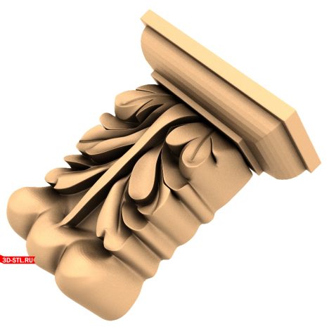 3D STL модель кронштейна Листопадное Вдохновение для ЧПУ