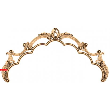 Headboard with exquisite design