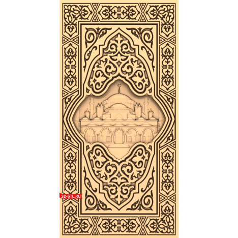Taj Mahal Backgammon - 3D CNC model