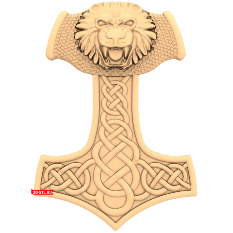 Patterned Cross Panel - 3D model for CNC