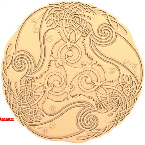 Panel Patterns - 3D STL model for CNC