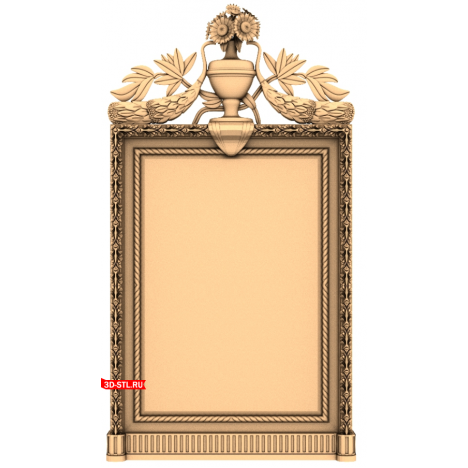 3D model of the Boutique of Sophistication frame for CNC milling in STL format