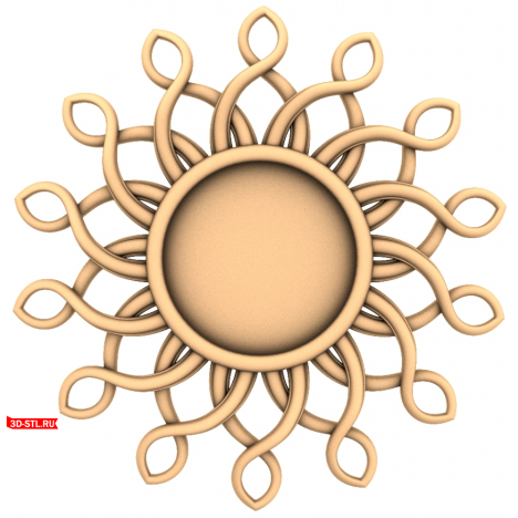 3D STL model for CNC - Sunshine Frame