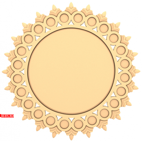 3D STL model of Solar Symphony for CNC