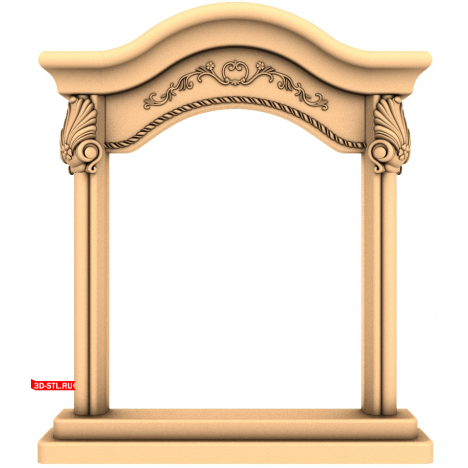 3D STL model of a frame for a CNC machine
