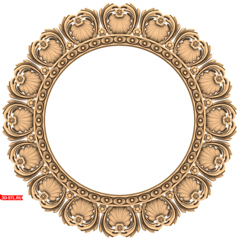 Floral Symphony - 3D model of the ST frame