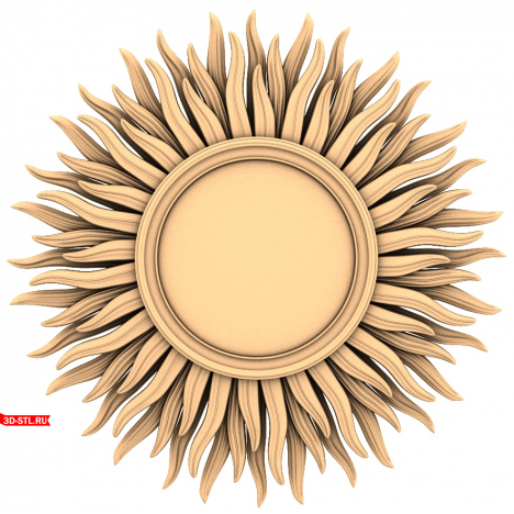 Solar Symphony - 3D STL model of the frame for CNC
