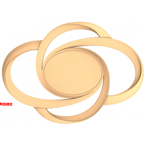 3D model of the Elegant Weave frame for CNC