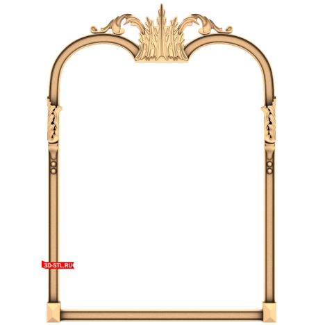 Arkady Frame: 3D model in STL format for CNC machine