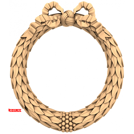 Lavender Leaf 3D Model for CNC Router