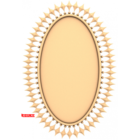 3D STL model of the Solar Crown Frame for CNC