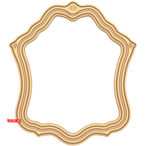 An elegant 3D model of the Imperial Whirlwind frame in STL format for CNC machines.