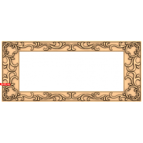 3D model of the Baroque Inspiration frame in STL format