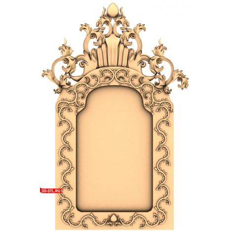 3D model of the Magic Pattern frame in STL format for CNC