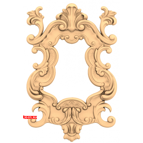 Ornate Elegance - 3D STL Model for CNC Milling