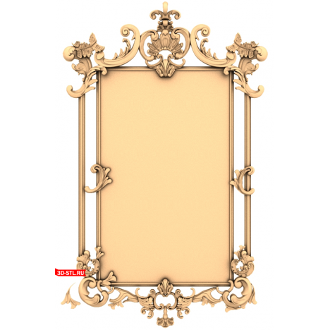 Royal Lightness - Frame 3D STL model for CNC