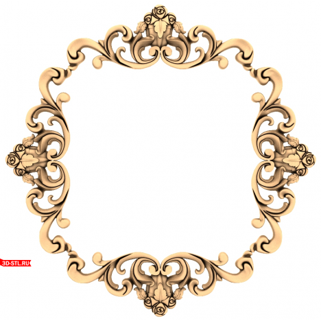 3D STL model of Vivat Elegansa for CNC machines