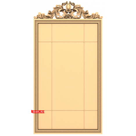 An elegant 3D STL model of a frame for a CNC machine