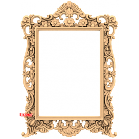 3D model of the Classic Elegance frame for CNC in STL format